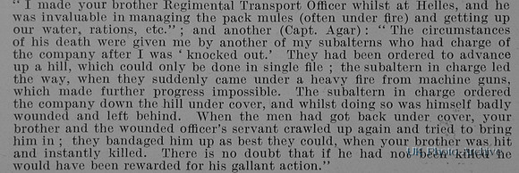 Grigson F H 2nd Lt 9th Royal Warwickshire Regiment Obit Part 2
