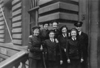Wrens And Naval Officer WW2