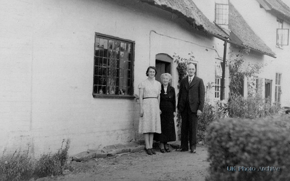 Outside The Family Home The Street Shotesham Norfolk 1940s