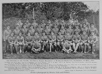 Officers Of The 7th Battalion Royal Sussex Regiment At Ramillies Barracks Aldershot May 1915