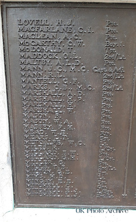 Sutton War Memorial Plaque 10