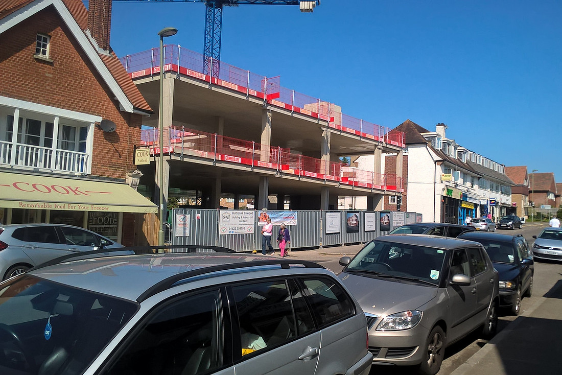 UK Photo Archive: The Present Day &emdash; The Marks And Spencer Site Ashtead Street 7th April 2017